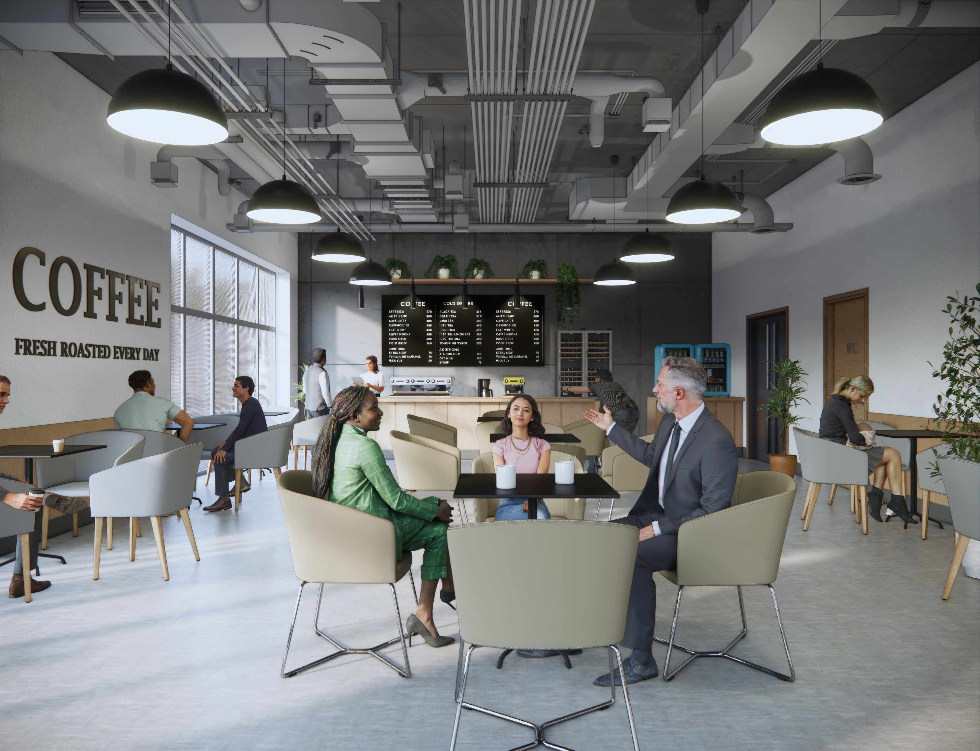 Suite 215 interior rendering